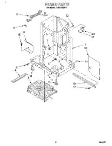 02 - Frame parts for Whirlpool Compactor TC8700XBP0 from AppliancePartsPros.com