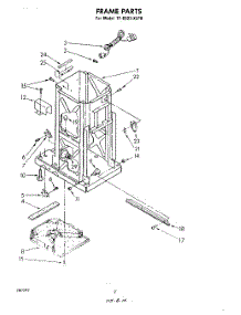 02 - Frame parts for Whirlpool Compactor TF8503XLP0 from AppliancePartsPros.com