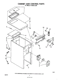 04 - Cabinet And Control parts for Whirlpool Compactor TF8503XLP0 from AppliancePartsPros.com