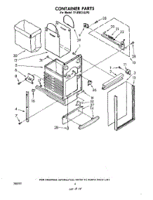 05 - Container parts for Whirlpool Compactor TF8503XLP0 from AppliancePartsPros.com