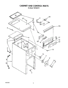 04 - Cabinet And Control parts for Whirlpool Compactor TC8700XYP1 from AppliancePartsPros.com