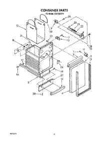 05 - Container parts for Whirlpool Compactor TC8700XYP1 from AppliancePartsPros.com