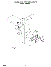 03 - Panel And Control parts for Whirlpool Compactor TU800SPDB1 from AppliancePartsPros.com