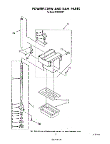 03 - Powerscrew And Ram parts for Whirlpool Compactor TF8500XRP1 from AppliancePartsPros.com