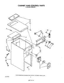 04 - Cabinet And Control parts for Whirlpool Compactor TF8500XRP1 from AppliancePartsPros.com