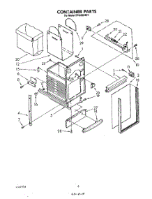 05 - Container parts for Whirlpool Compactor TF8500XRP1 from AppliancePartsPros.com