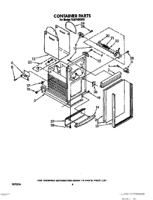04 - Container parts for Whirlpool Compactor TU8700XXP0 from AppliancePartsPros.com