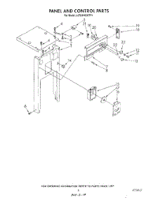 05 - Panel And Control parts for Whirlpool Compactor JJTU8100XTP1 from AppliancePartsPros.com