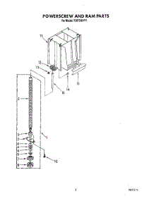 03 - Powerscrew And Ram parts for Whirlpool Compactor TC8750XYP1 from AppliancePartsPros.com