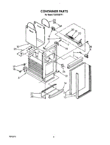 04 - Container parts for Whirlpool Compactor TC8750XYP1 from AppliancePartsPros.com