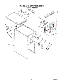 05 - Panel And Control parts for Whirlpool Compactor TC8750XYP1 from AppliancePartsPros.com