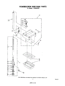 03 - Power Screw And Ram parts for Whirlpool Compactor TF4500XRP0 from AppliancePartsPros.com