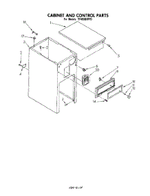 05 - Cabinet And Control parts for Whirlpool Compactor TF4500XRP0 from AppliancePartsPros.com