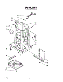 02 - Frame parts for Whirlpool Compactor JJTF8500XLP3 from AppliancePartsPros.com