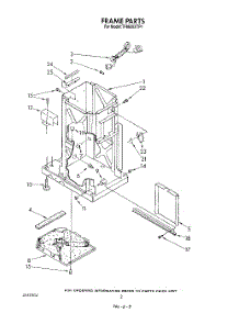 02 - Frame parts for Whirlpool Compactor TF8600XTP1 from AppliancePartsPros.com