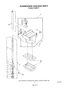 03 - Powerscrew And Ram parts for Whirlpool Compactor TF8600XTP1 from AppliancePartsPros.com