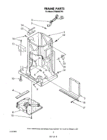 02 - Frame parts for Whirlpool Compactor TF8600XTP0 from AppliancePartsPros.com