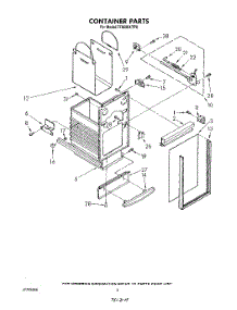 05 - Container parts for Whirlpool Compactor TF8600XTP0 from AppliancePartsPros.com