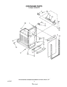 04 - Container parts for Whirlpool Compactor TU4100XTP2 from AppliancePartsPros.com