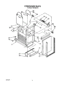 04 - Container parts for Whirlpool Compactor TC8750XYP3 from AppliancePartsPros.com