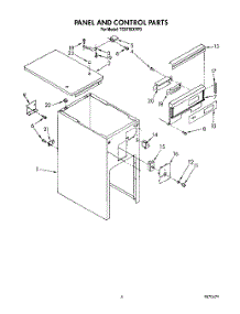 05 - Panel And Control parts for Whirlpool Compactor TC8750XYP3 from AppliancePartsPros.com