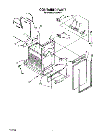 04 - Container parts for Whirlpool Compactor TU4700XXP1 from AppliancePartsPros.com