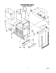 05 - Container parts for Whirlpool Compactor JJTF8500XLP5 from AppliancePartsPros.com