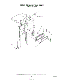 05 - Cabinet And Control parts for Whirlpool Compactor TU4100XTP2 from AppliancePartsPros.com