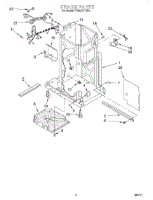 02 - Frame parts for Whirlpool Compactor TC800SPHB0 from AppliancePartsPros.com