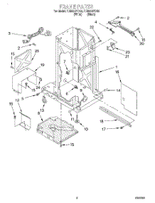 02 - Frame parts for Whirlpool Compactor TU900QPDQ0 from AppliancePartsPros.com