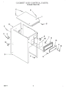 05 - Cabinet And Control parts for Whirlpool Compactor TC800SPHB0 from AppliancePartsPros.com