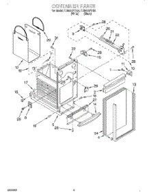 04 - Container parts for Whirlpool Compactor TU900QPDB0 from AppliancePartsPros.com