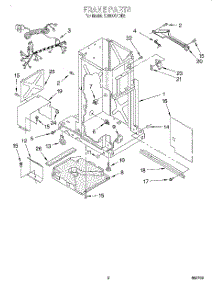 02 - Frame parts for Whirlpool Compactor TU800SPDB2 from AppliancePartsPros.com