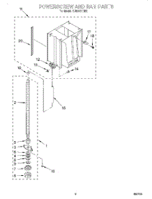 04 - Powerscrew And Ram parts for Whirlpool Compactor TU800SPDB2 from AppliancePartsPros.com