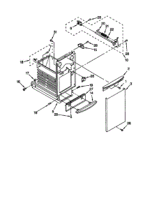 Container parts for Whirlpool Compactor GX9000QPGS1 from AppliancePartsPros.com
