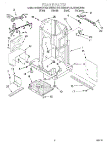 02 - Frame parts for Whirlpool Compactor GX900QPHQ0 from AppliancePartsPros.com