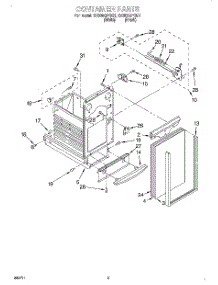 04 - Container parts for Whirlpool Compactor GX900QPGB1 from AppliancePartsPros.com