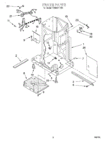 02 - Frame parts for Whirlpool Compactor TC800SPDB2 from AppliancePartsPros.com