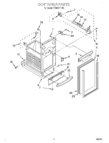 04 - Container parts for Whirlpool Compactor TC800SPDB2 from AppliancePartsPros.com