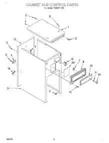 05 - Cabinet And Control parts for Whirlpool Compactor TC800SPDB2 from AppliancePartsPros.com
