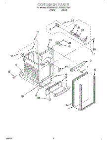 04 - Container parts for Whirlpool Compactor GC900QPGB1 from AppliancePartsPros.com
