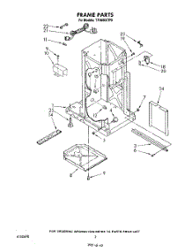 02 - Frame parts for Whirlpool Compactor TF4600XTP0 from AppliancePartsPros.com
