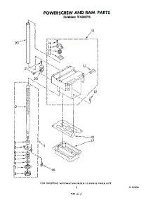 03 - Powerscrew And Ram parts for Whirlpool Compactor TF4600XTP0 from AppliancePartsPros.com