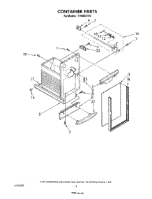 04 - Container parts for Whirlpool Compactor TF4600XTP0 from AppliancePartsPros.com