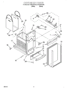 04 - Container parts for Whirlpool Compactor GC900QPGQ0 from AppliancePartsPros.com