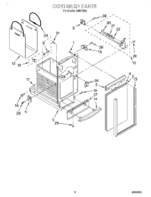 04 - Container parts for Whirlpool Compactor AMB7554 from AppliancePartsPros.com