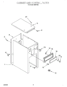 05 - Cabinet And Control parts for Whirlpool Compactor AMB7554 from AppliancePartsPros.com