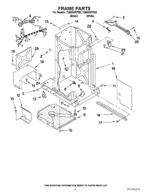 02 - Frame Parts parts for Whirlpool Compactor TU800SPPB3 from AppliancePartsPros.com