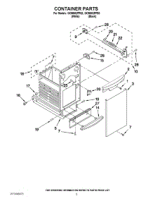 04 - Container Parts parts for Whirlpool Compactor GC900QPPB3 from AppliancePartsPros.com