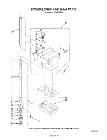 03 - Powerscrew And Ram parts for Whirlpool Compactor TF4600XTP1 from AppliancePartsPros.com